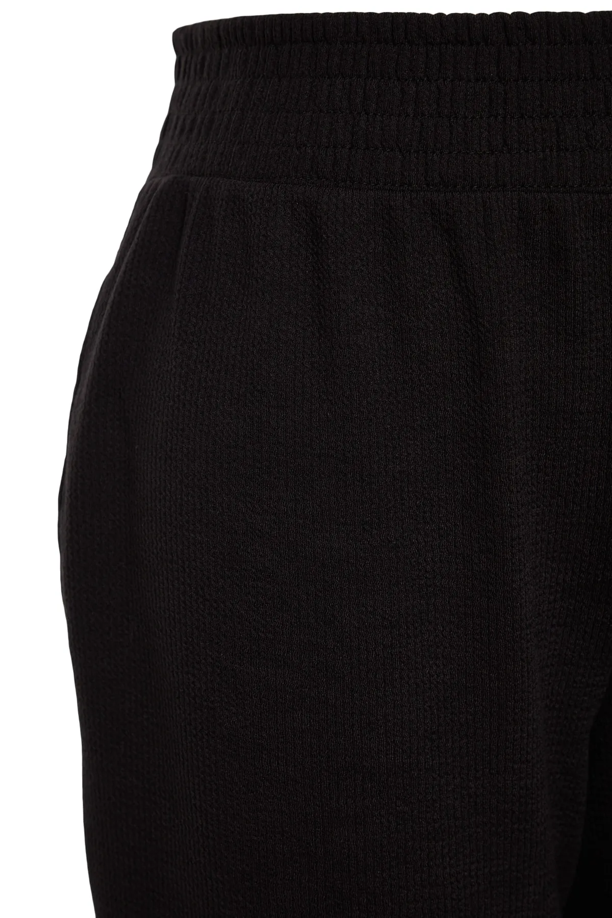 Trendyol Curve  Schwarze Strickhose mit hoher Taille TBBAW24AR00018