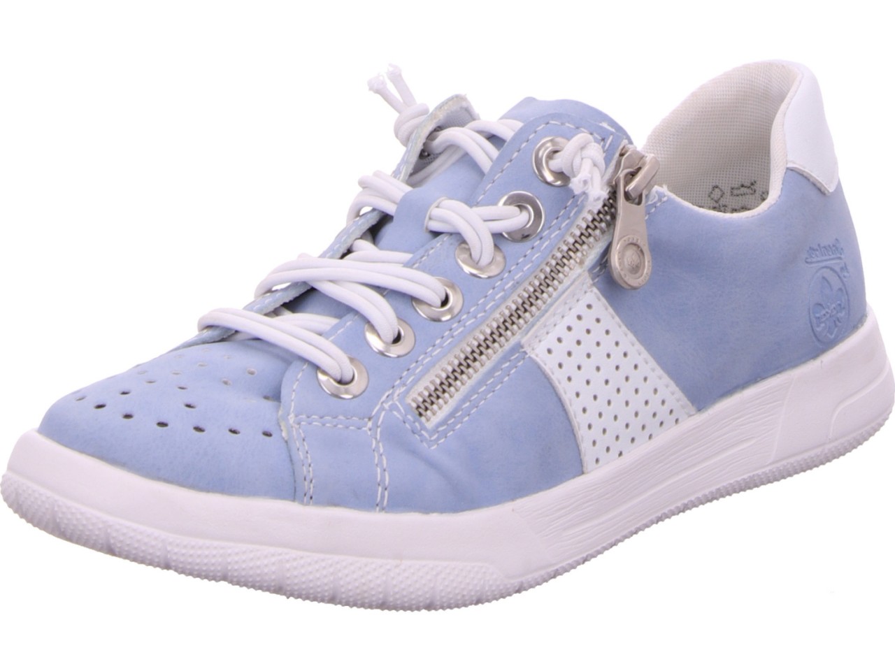 RIEKER Sportliche Slipper blau