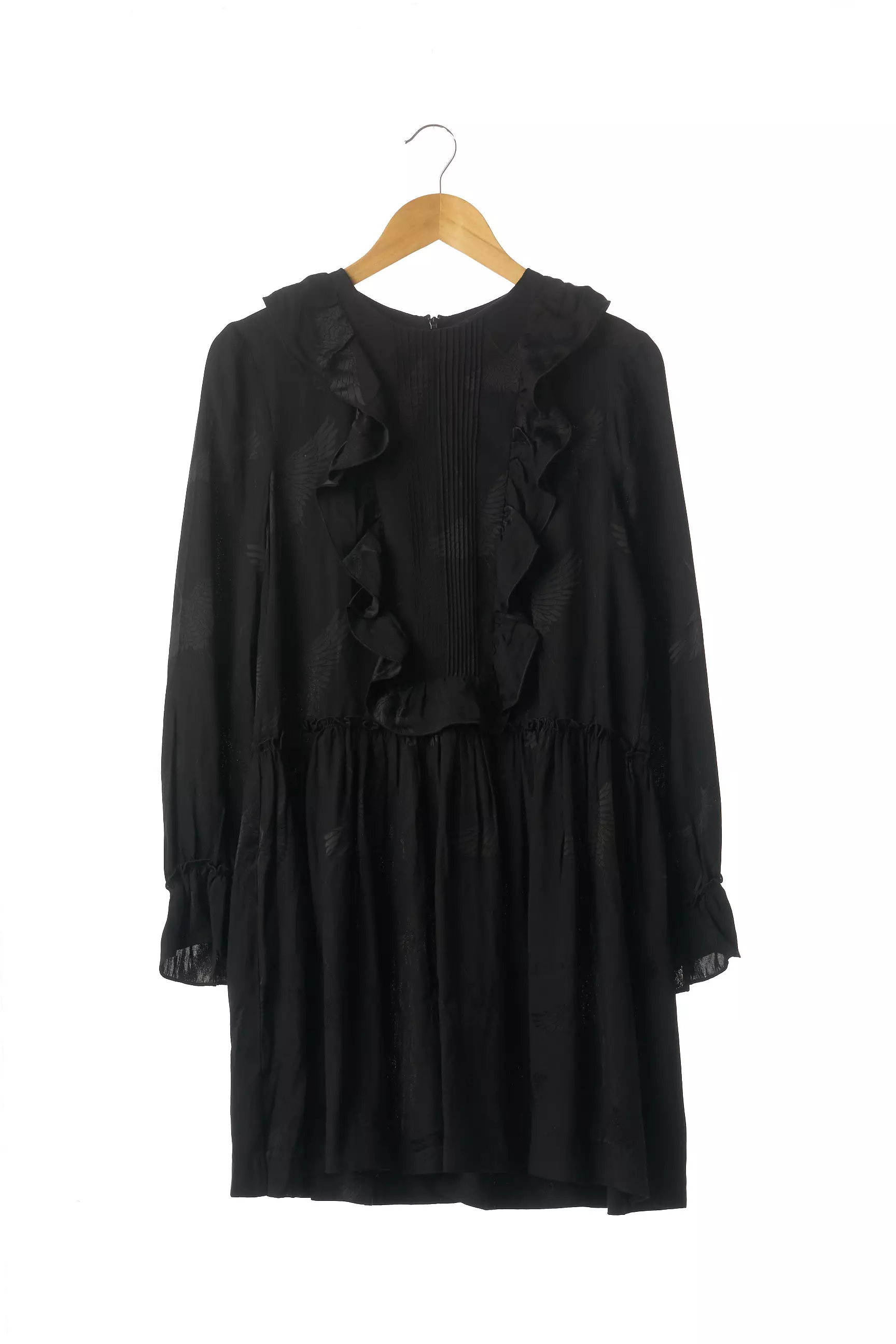 Sandro Robes Mi Longues Femme couleur noir