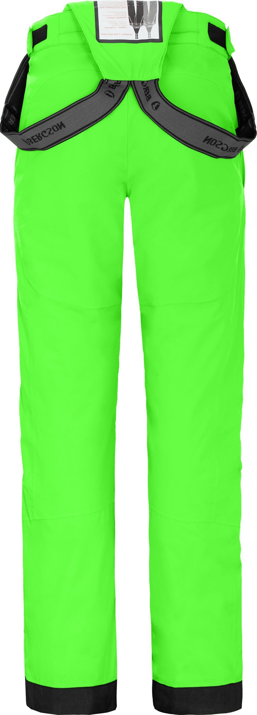 Bergson Skihose PELLY Kinder Skihose, wattiert, 20000 mm Wassersäule, Normalgrößen, Gecko grün