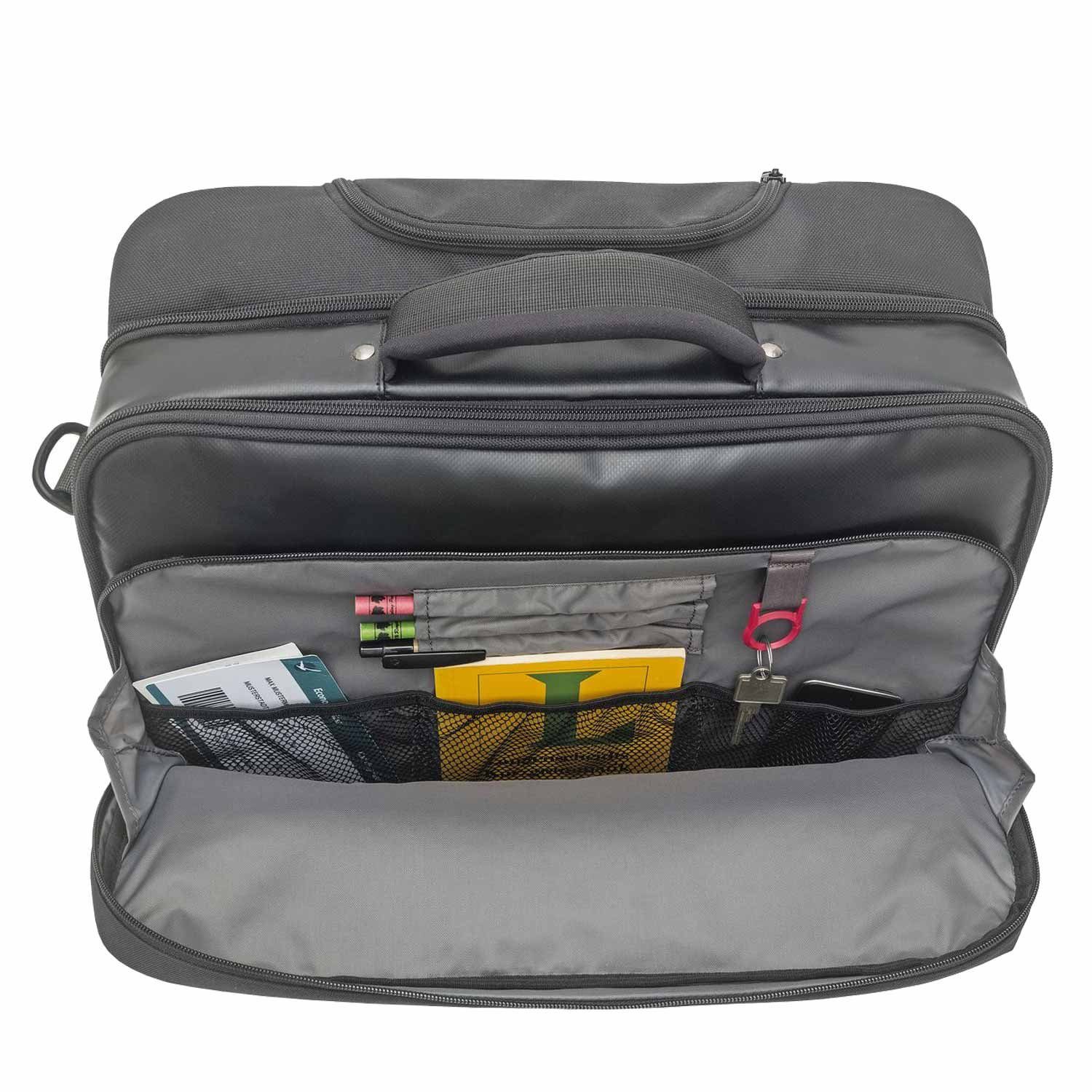 VAUDE Koffer Vaude Businesstrolley Tuvana 25 azure, 4 Rollen Rollen