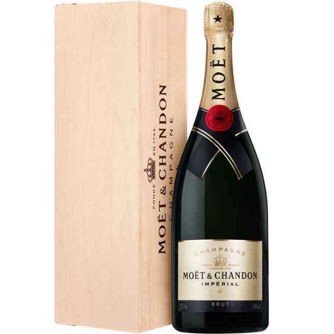 Moët & Chandon, Brut Impérial, Magnum, en caisse bois