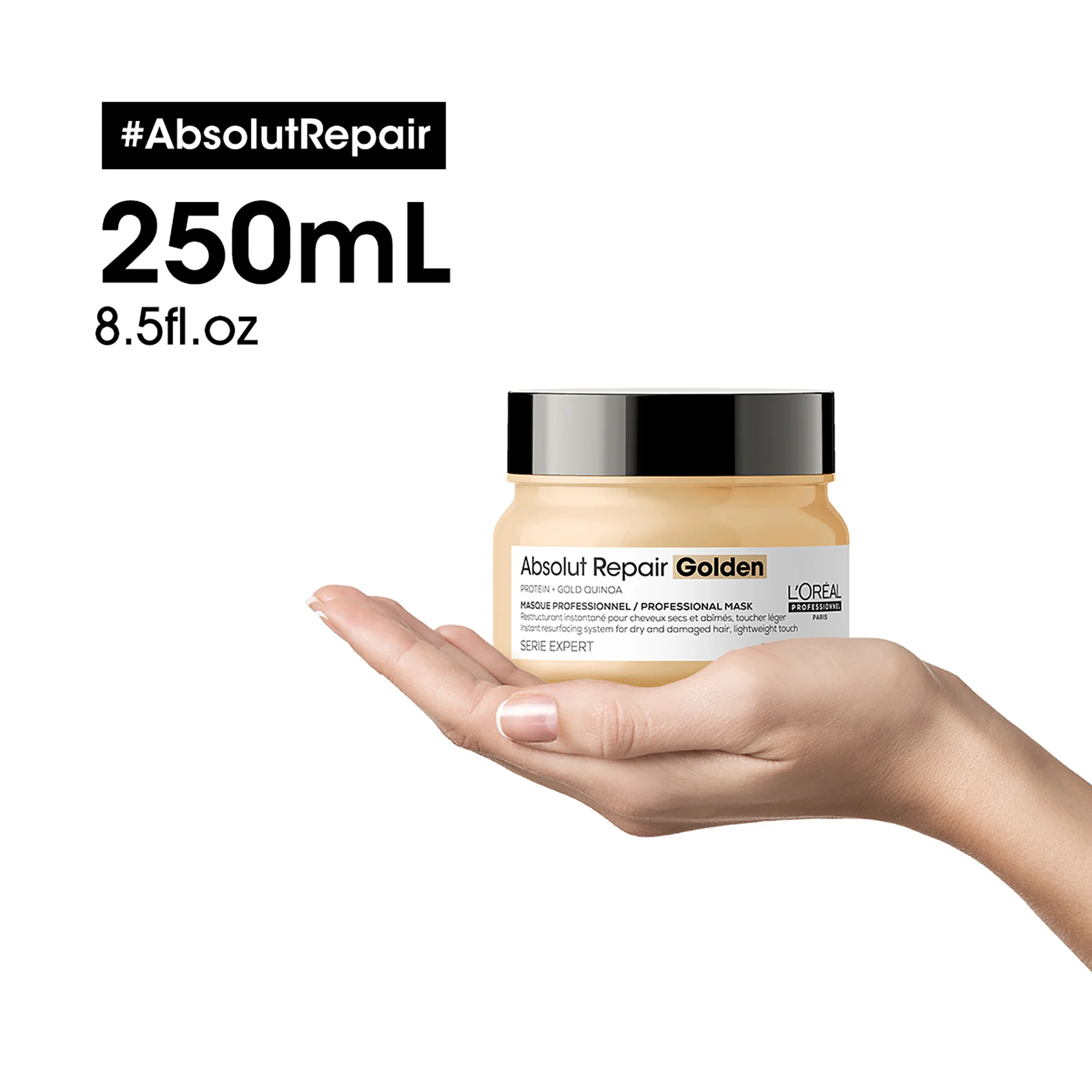 SERIE EXPERT New Absolut Repair Golden Mask - Maschera Riparatrice Capelli