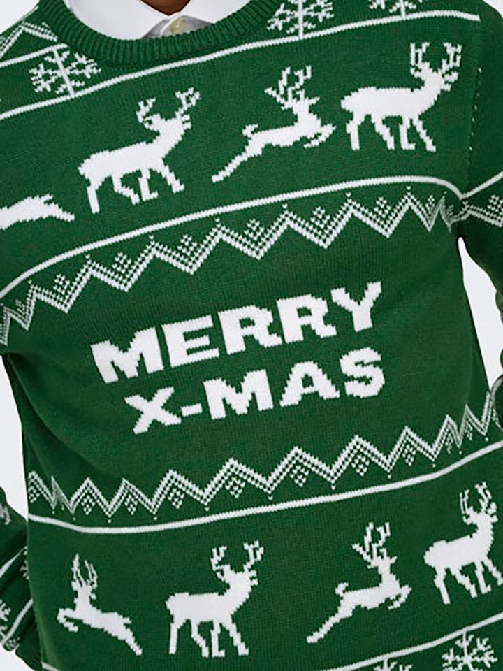 ONLY & SONS Pullover in Grün günstig kaufen