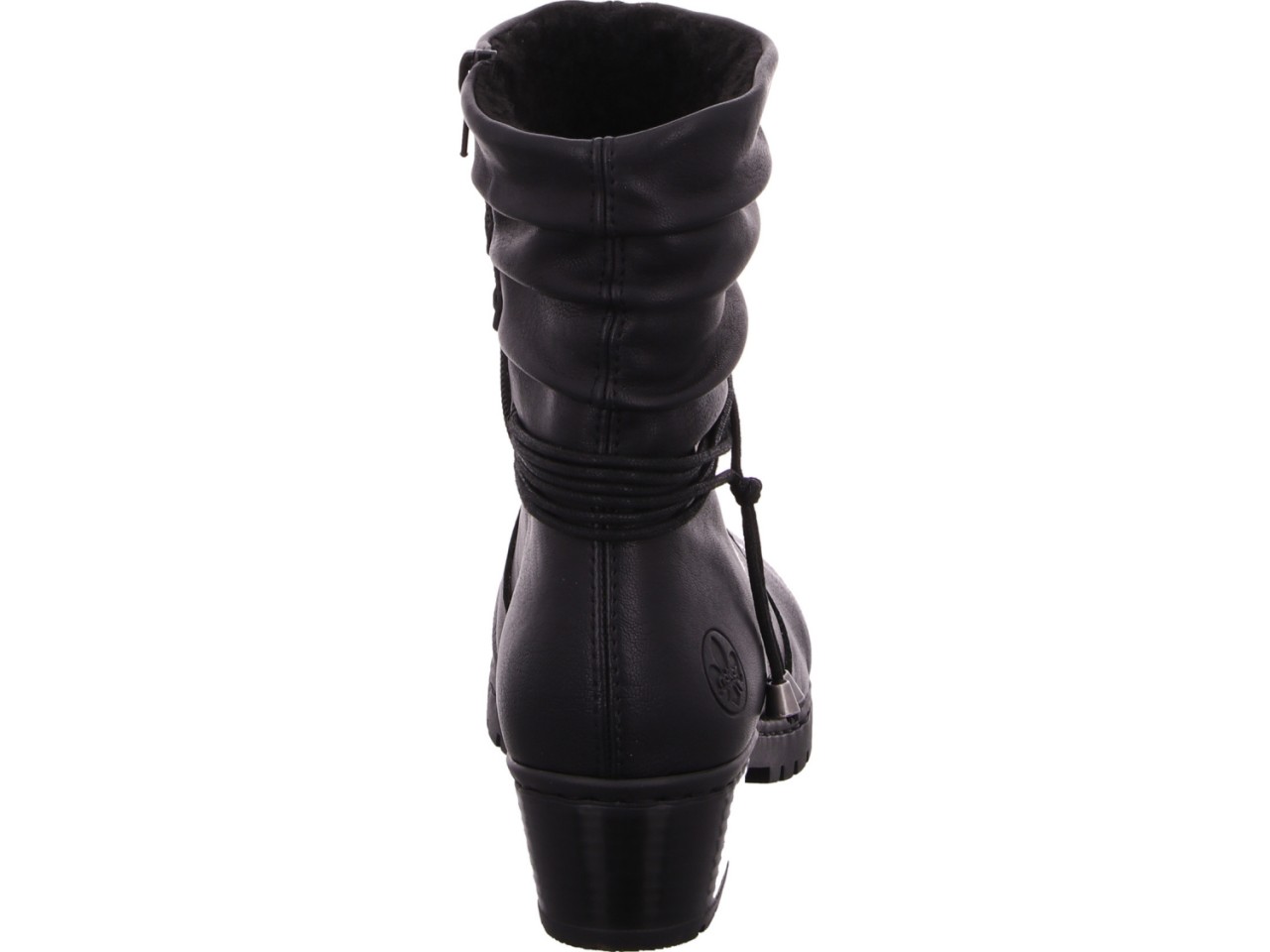 RIEKER Schnür-Stiefeletten schwarz
