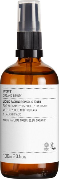 Evolve Organic Beauty Liquid Radiance Glycolic Toner Gesichtspeeling
