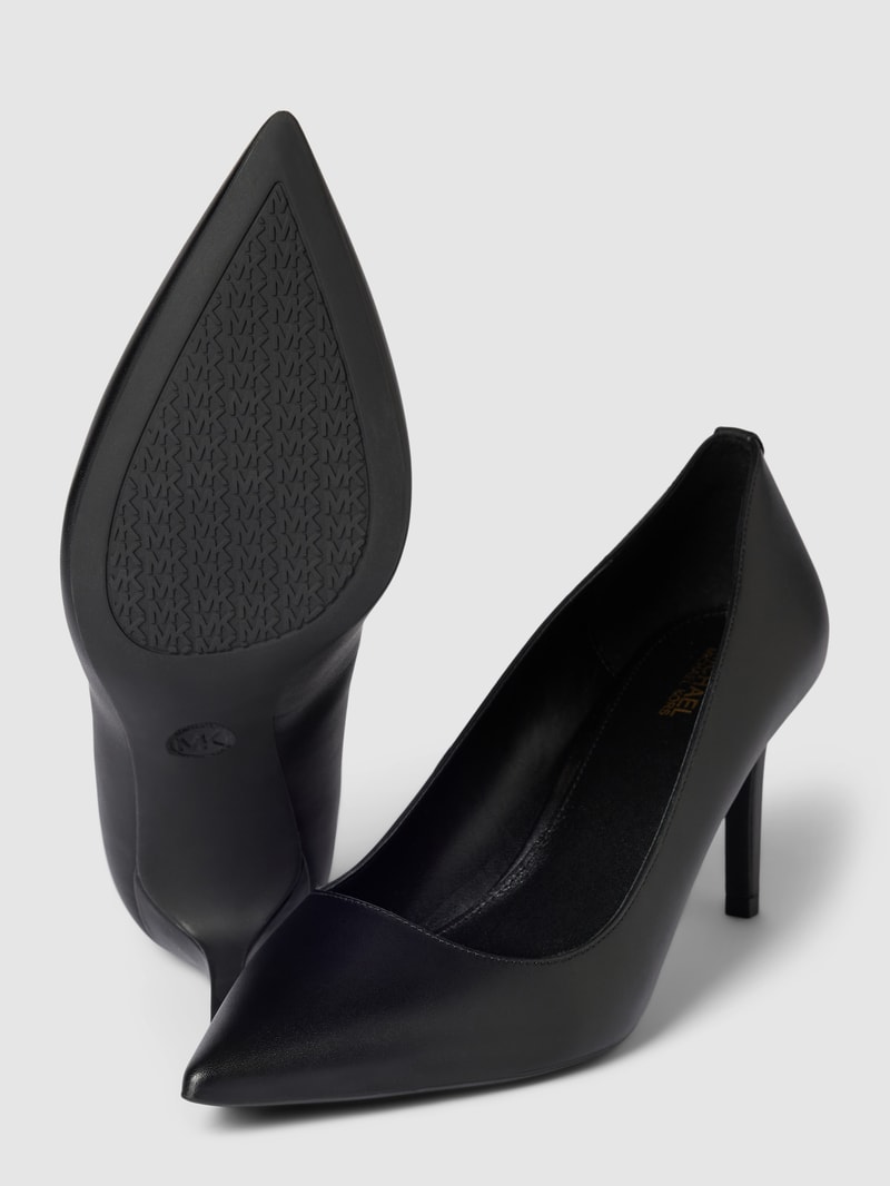 Pumps aus Leder Modell 'ALINA' in black