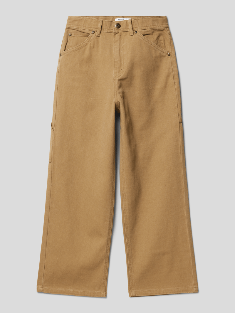 Straight Fit Jeans im 5-Pocket-Design Modell 'BEN' in camel