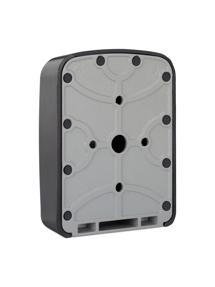 relaxdays Schlüsseltresor in Schwarz/Grau - (B)9 x (H)11,5 x (T)4 cm günstig kaufen onesize