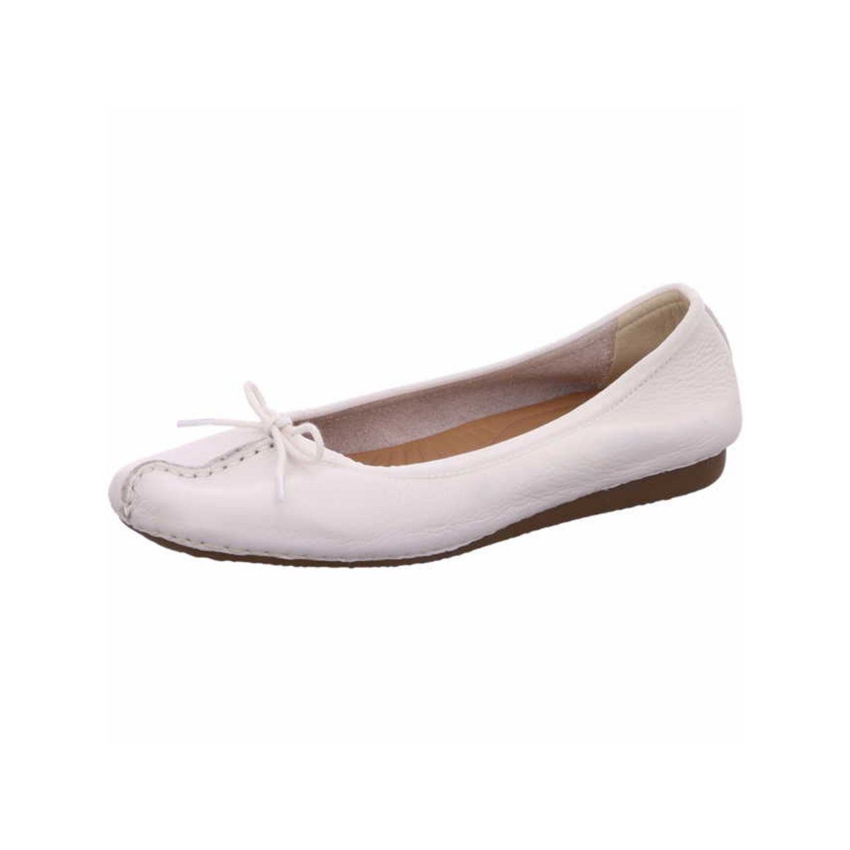 Clarks weiß Ballerina (1-tlg)