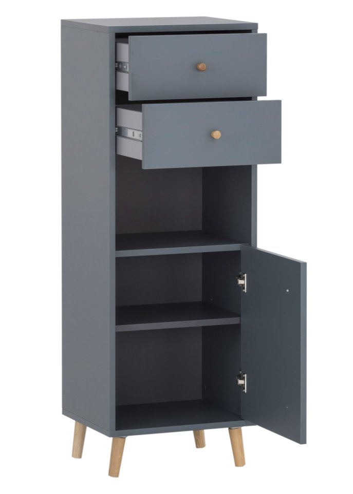 Badezimmer Schrank schmal