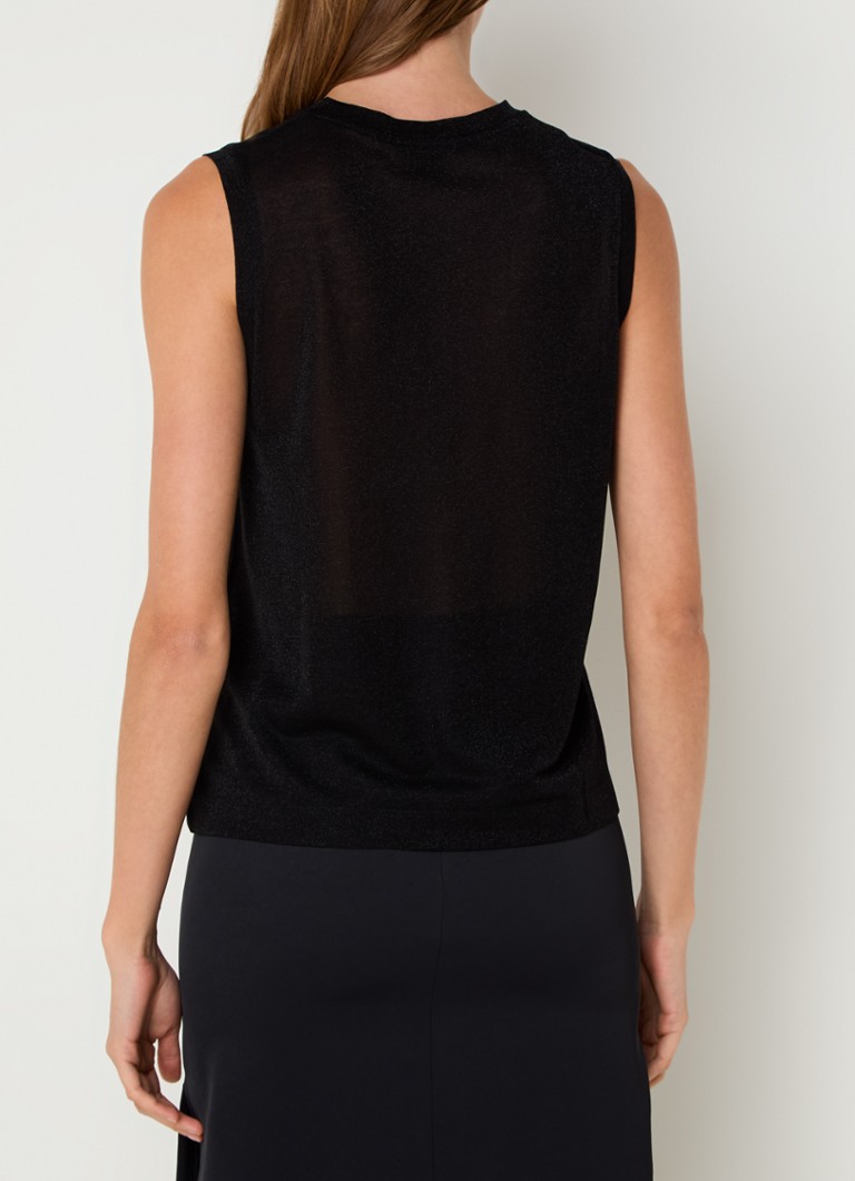 DRYKORN  Victorie semi-transparante top met lurex