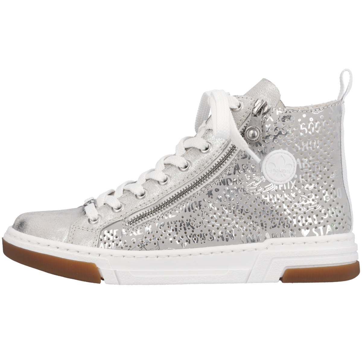 Rieker N3945 Sneaker mid grau