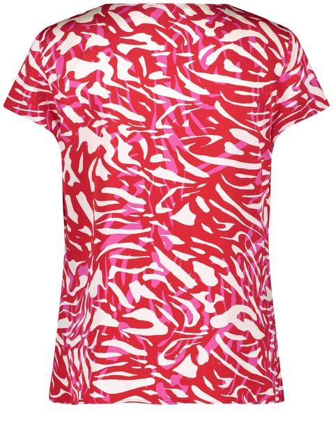 Blusenshirt mit V-Ausschnitt
