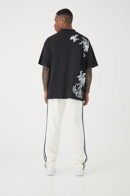 Oversize T-Shirt mit Renaisscance Print