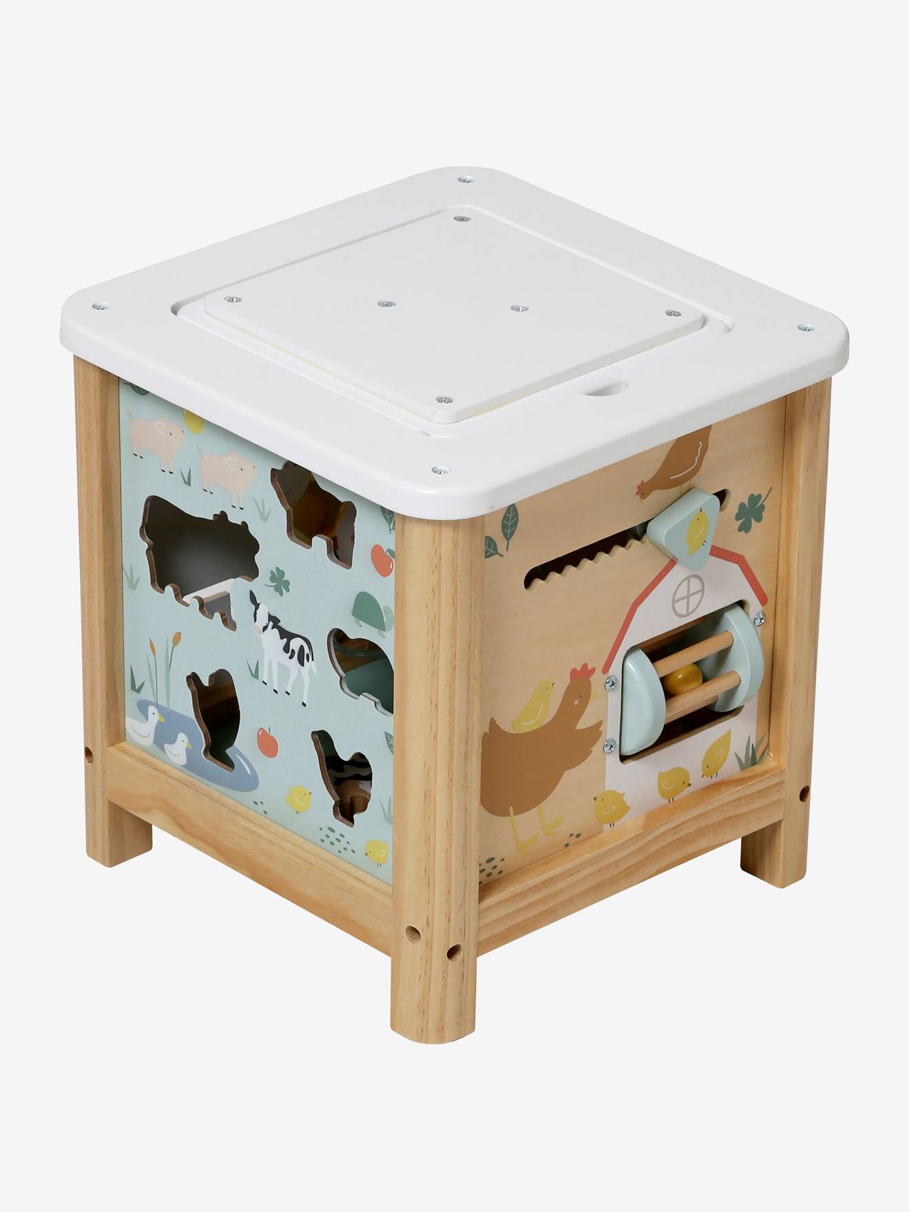 Grand cube d'activités en bois FSC® tanzanie