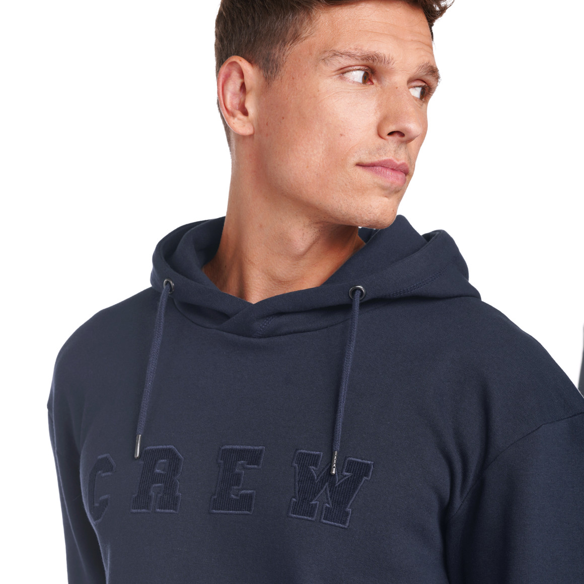 Herren Hoodie mit appliziertem Schriftzug