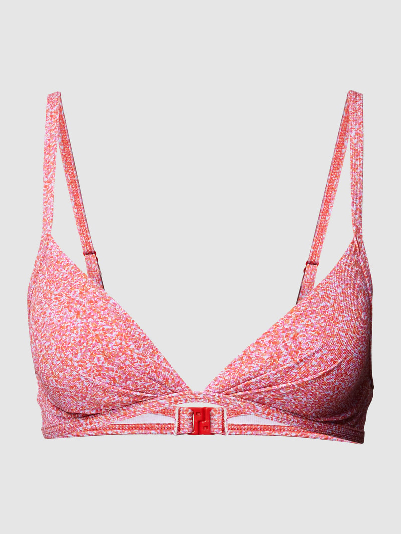 Bikini-Oberteil mit herausnehmbaren Pads Modell 'KRIBI' in pink