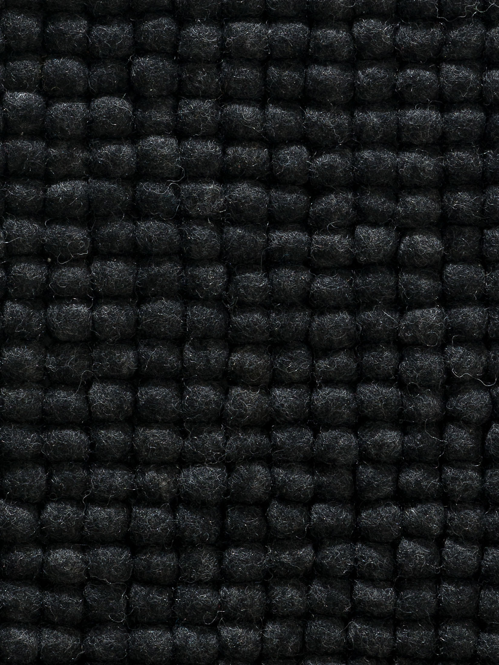 Smedby Filzkugel-Teppich, Black