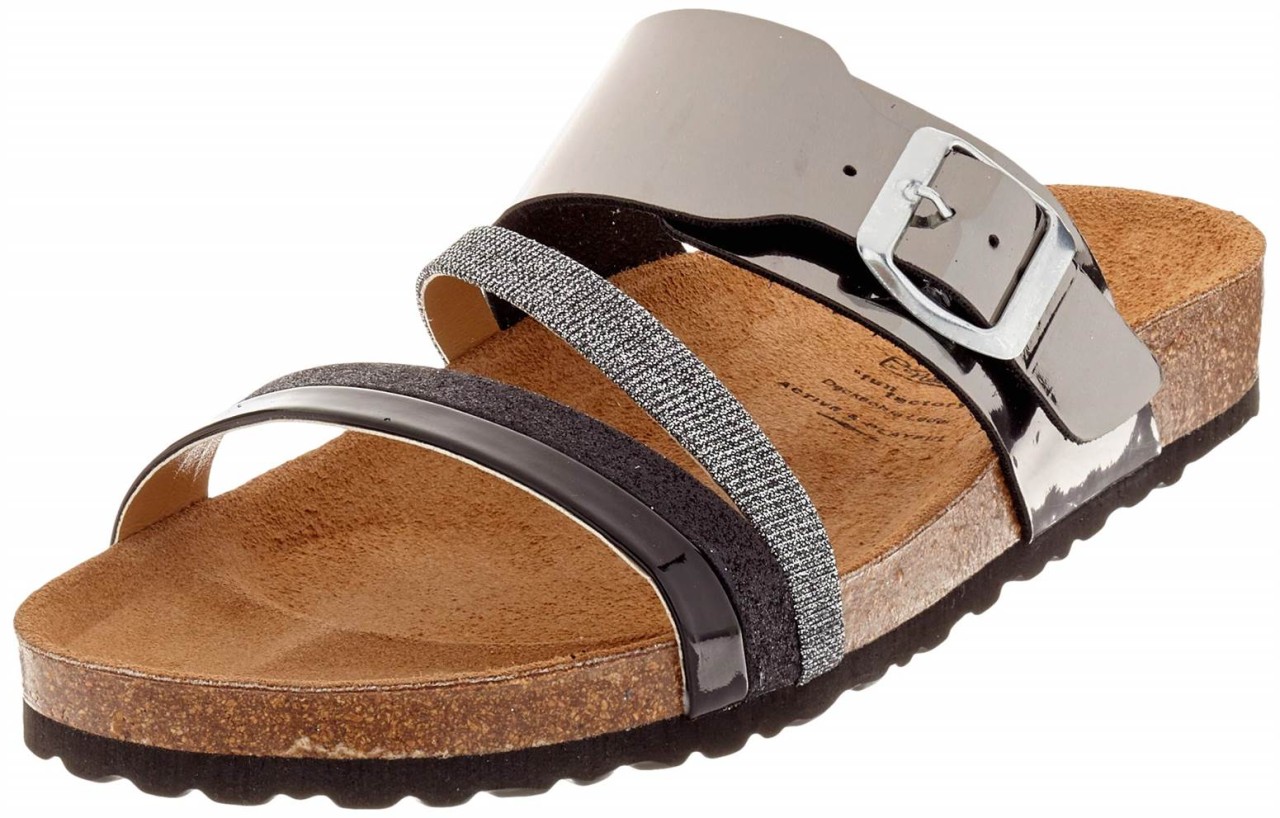 LICO Komfort Sandalen grau