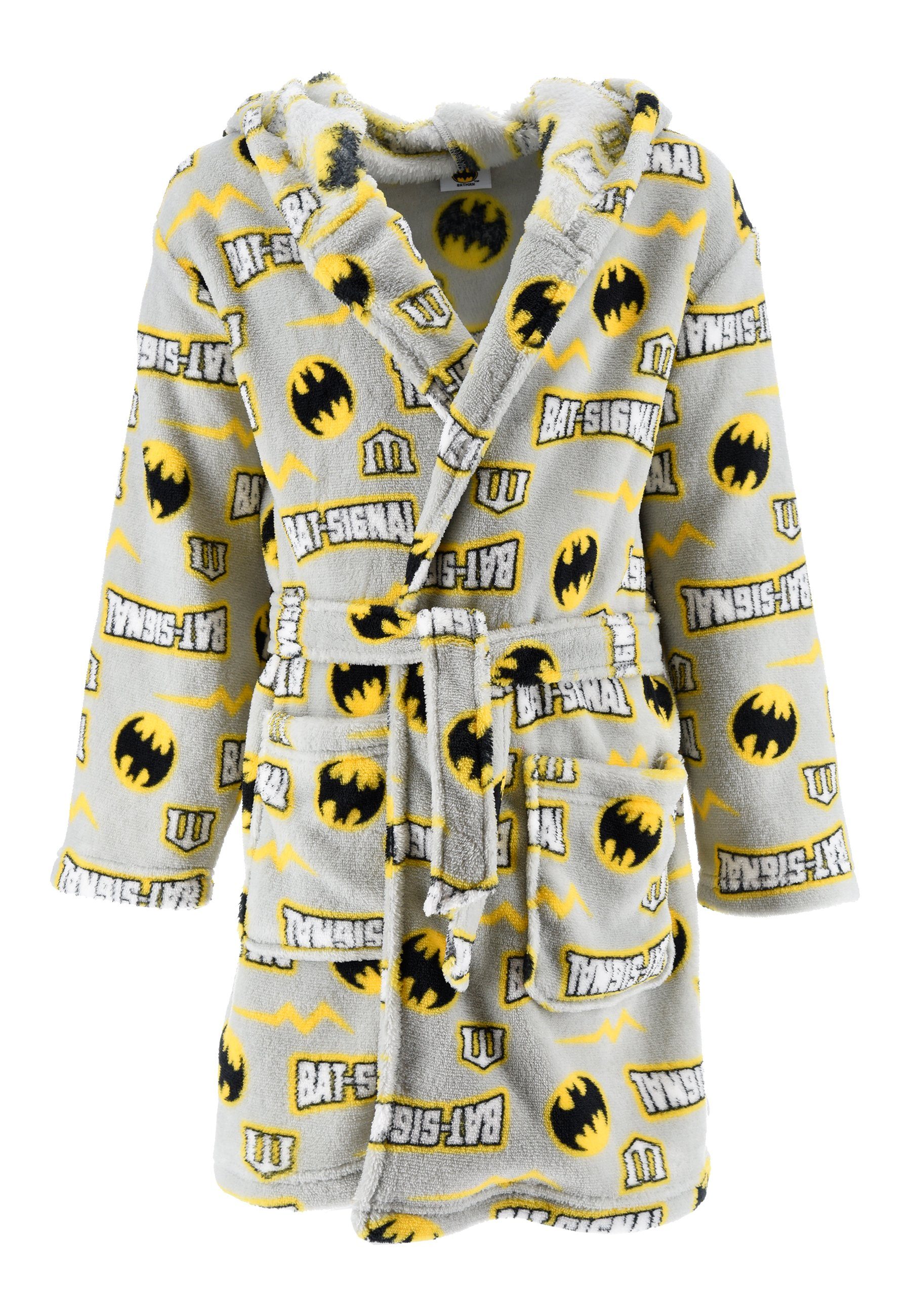 Batman Kinderbademantel Bat-Signal Kinder Jungen Bademantel