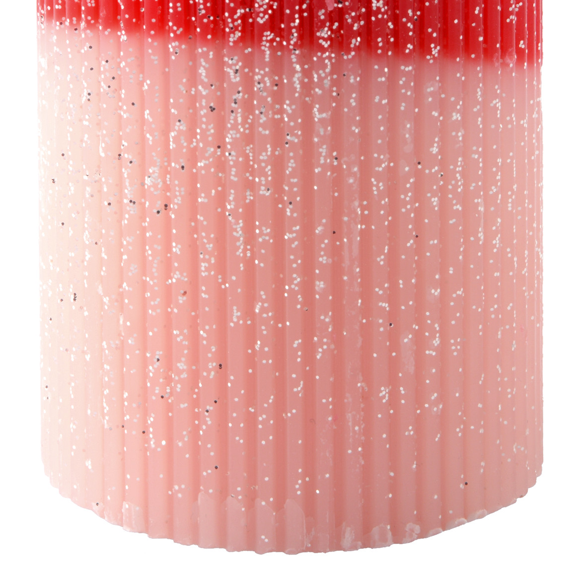 Kerze mit Glitzer