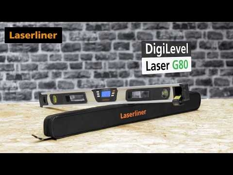 Laserliner 081.257A DigiLevel Laser G80 Digitalna elektronička libela sa zelenom laserskom tehnologijom 80 cm