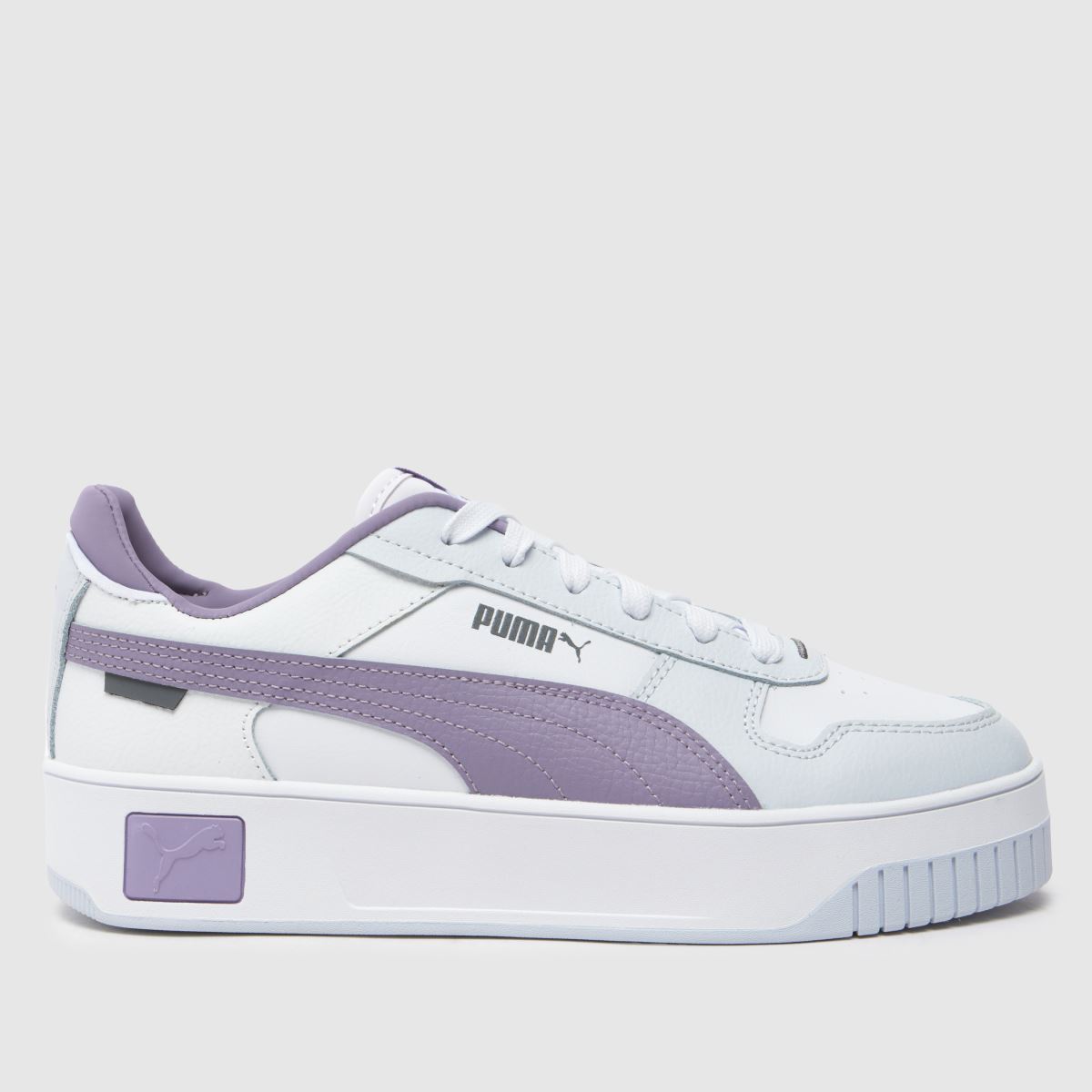 PUMA carina ulični športni copati v beli in vijolični barvi