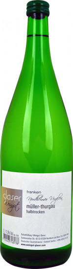 2021 Müller-Thurgau Muskatblüte halbtrocken 1,0 L - Weingut Glaser