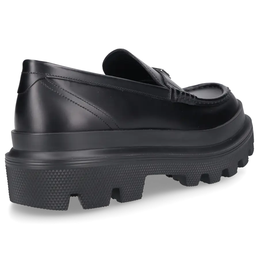 Dolce & Gabbana - Herrenschuhe MOCASSINO Kalbsleder - schwarz