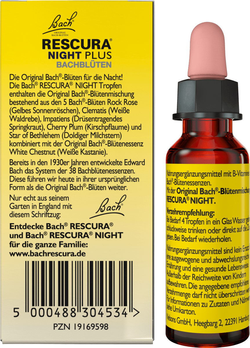 Bachblüten Nachtruhe Tropfen, 10 ml