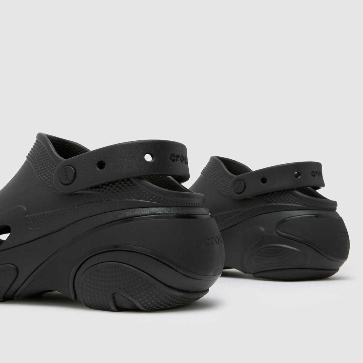 Crocs Bubble Crush Clog Sandali v črni barvi