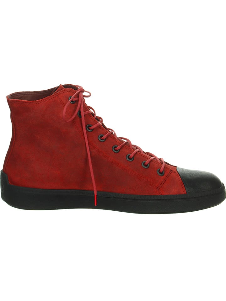 Think! Leder-Boots in Rot günstig kaufen