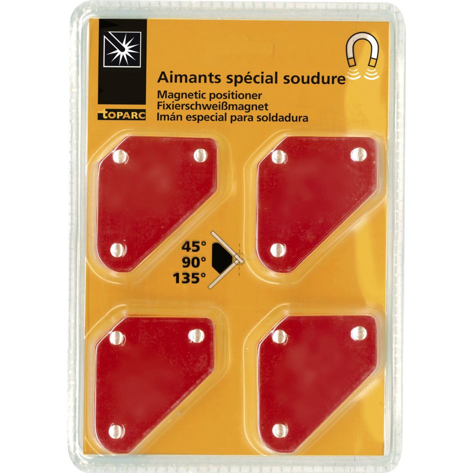 Ímãs de soldagem Gys 5193044180, 16 kg, 4 unidades