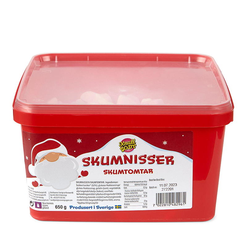 Skumnisser 650 g
