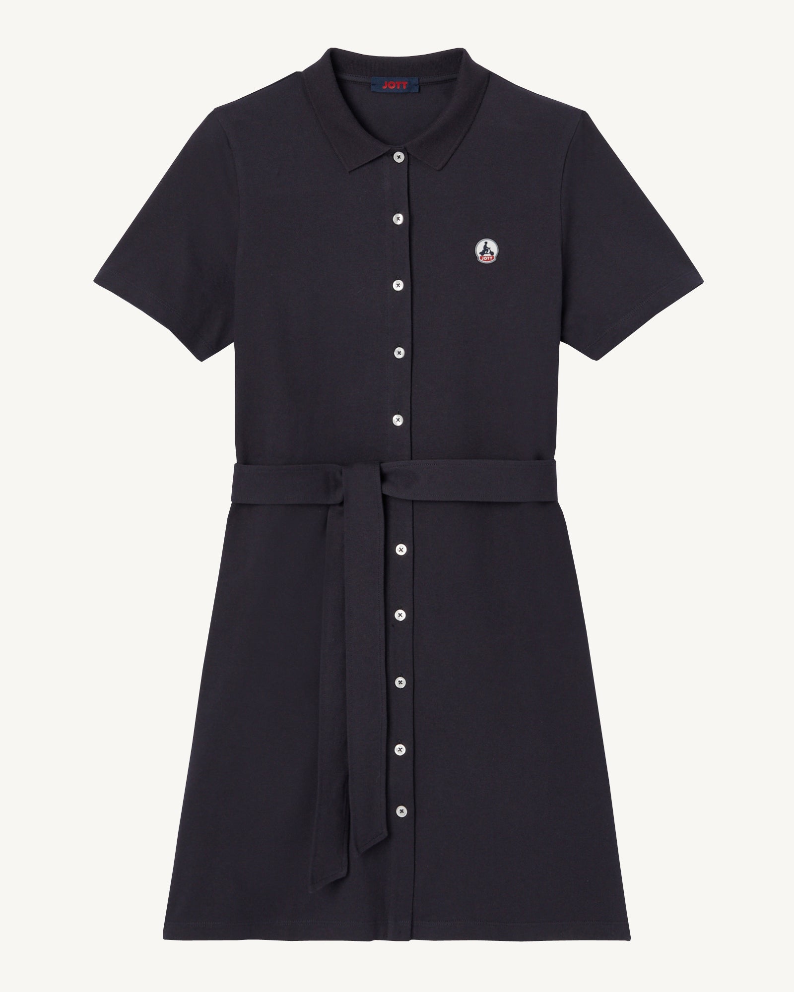 Robe polo femme en coton biologique Marine Valencia
