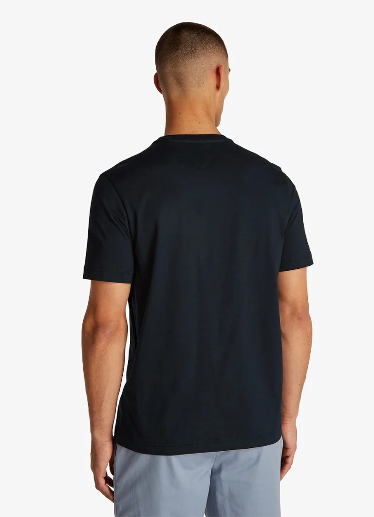 Tricou Tommy Hilfiger Global cu buzunar la piept