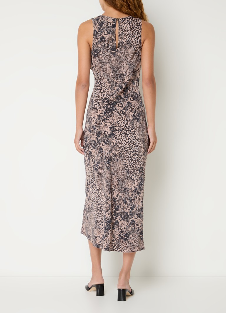 Abito midi con stampa animalier Rails Gabriella