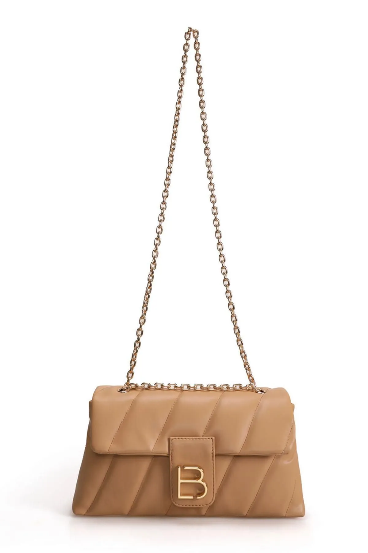 Lucky Bees  Gemusterte Damen Hand- und Schultertasche mit Kettenriemen