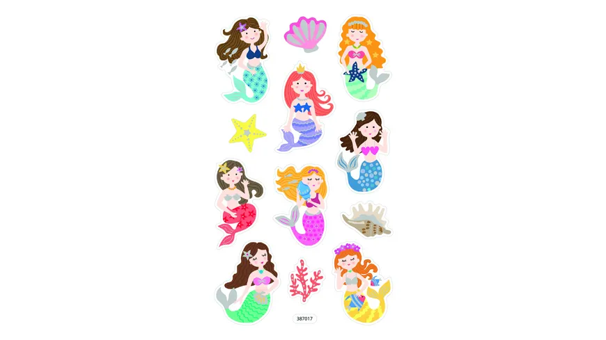 folia Soft-Sticker UNDER WATER 2 Blatt 25 Sticker