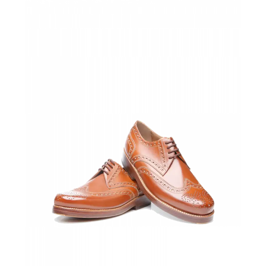 Heinrich Dinkelacker - Businessschuhe Derby RO FULL-BROGUE AC Kalbsleder - beige