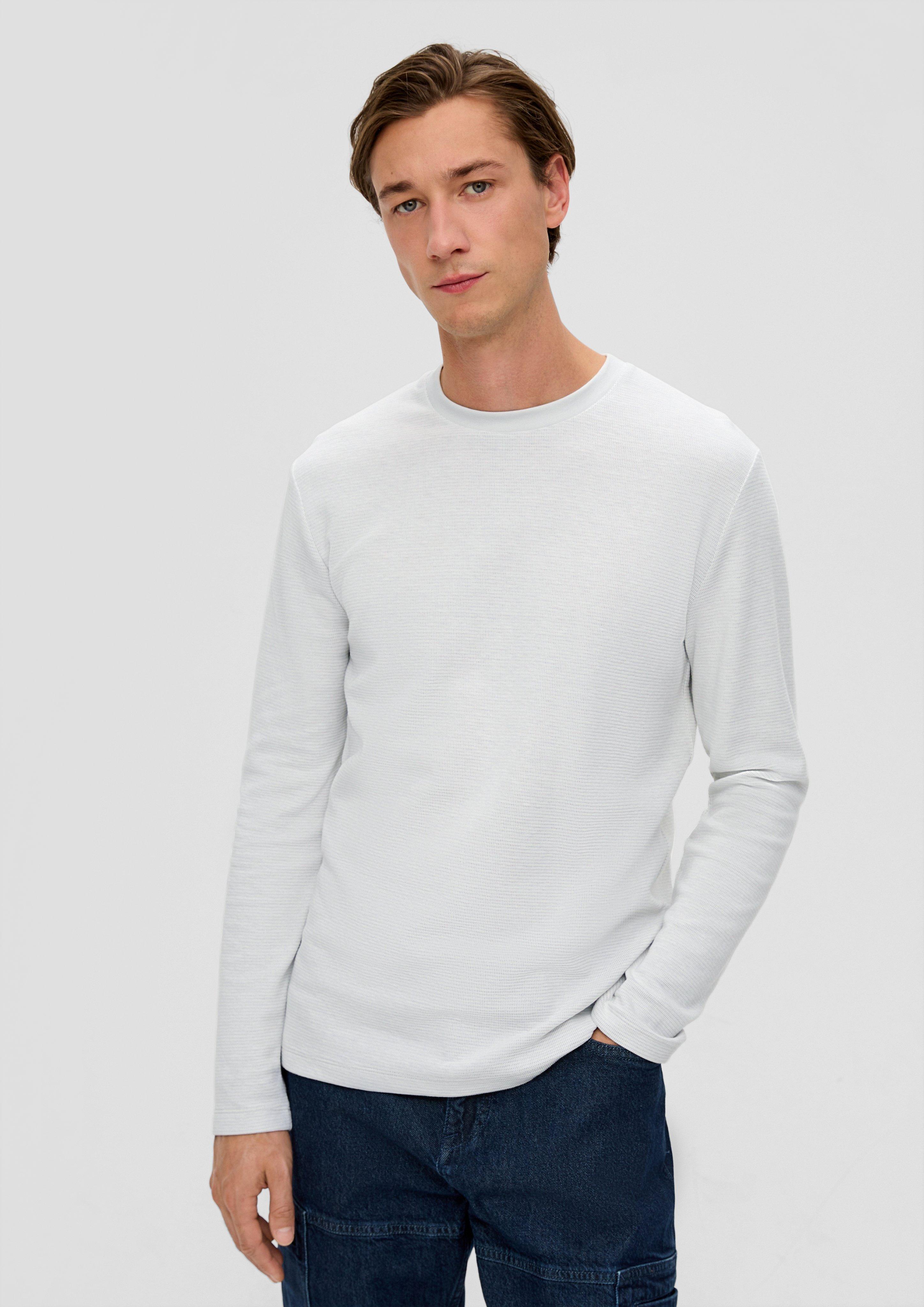 Longsleeve mit Crewneck  2135729-0120