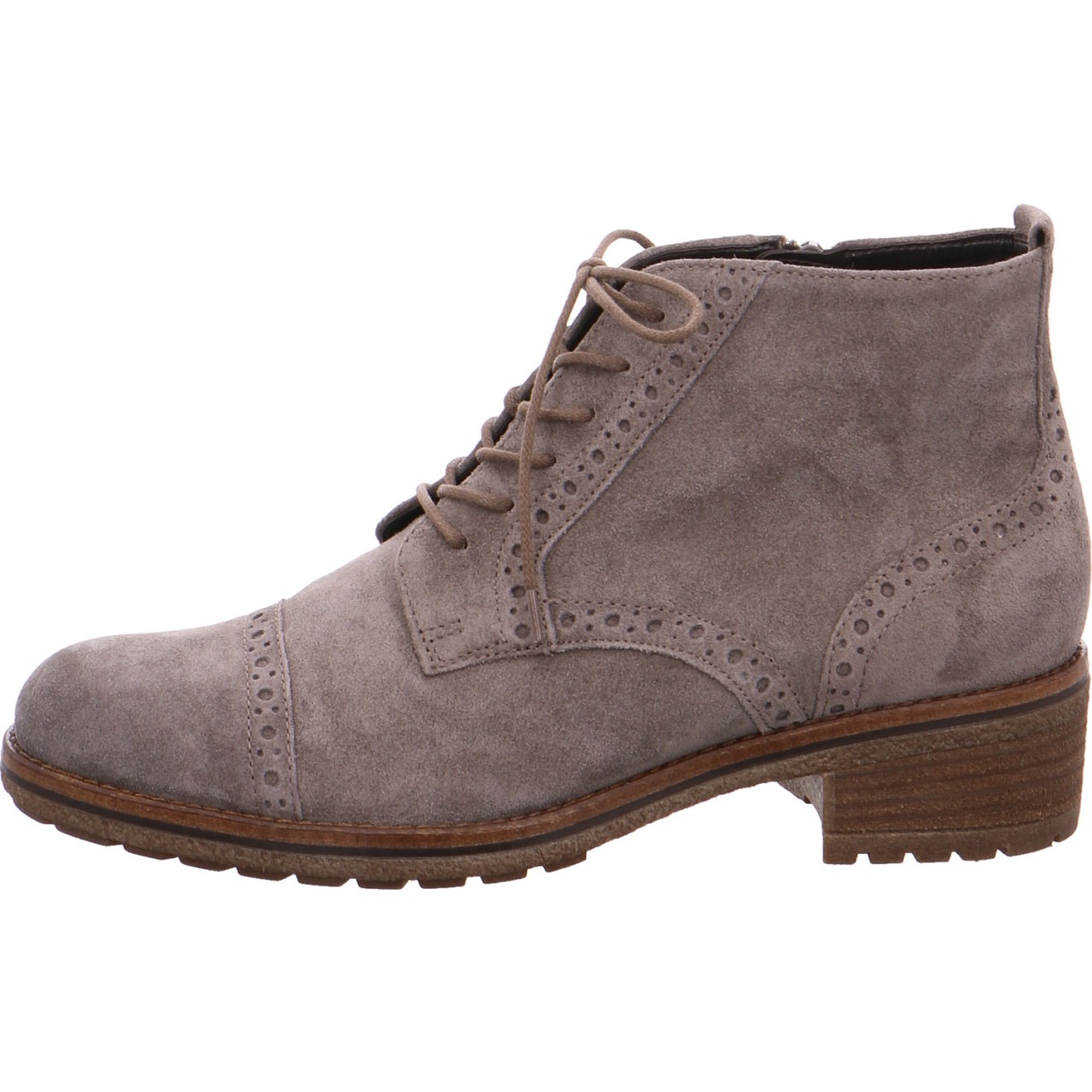 GABOR Schnür-Stiefeletten grau