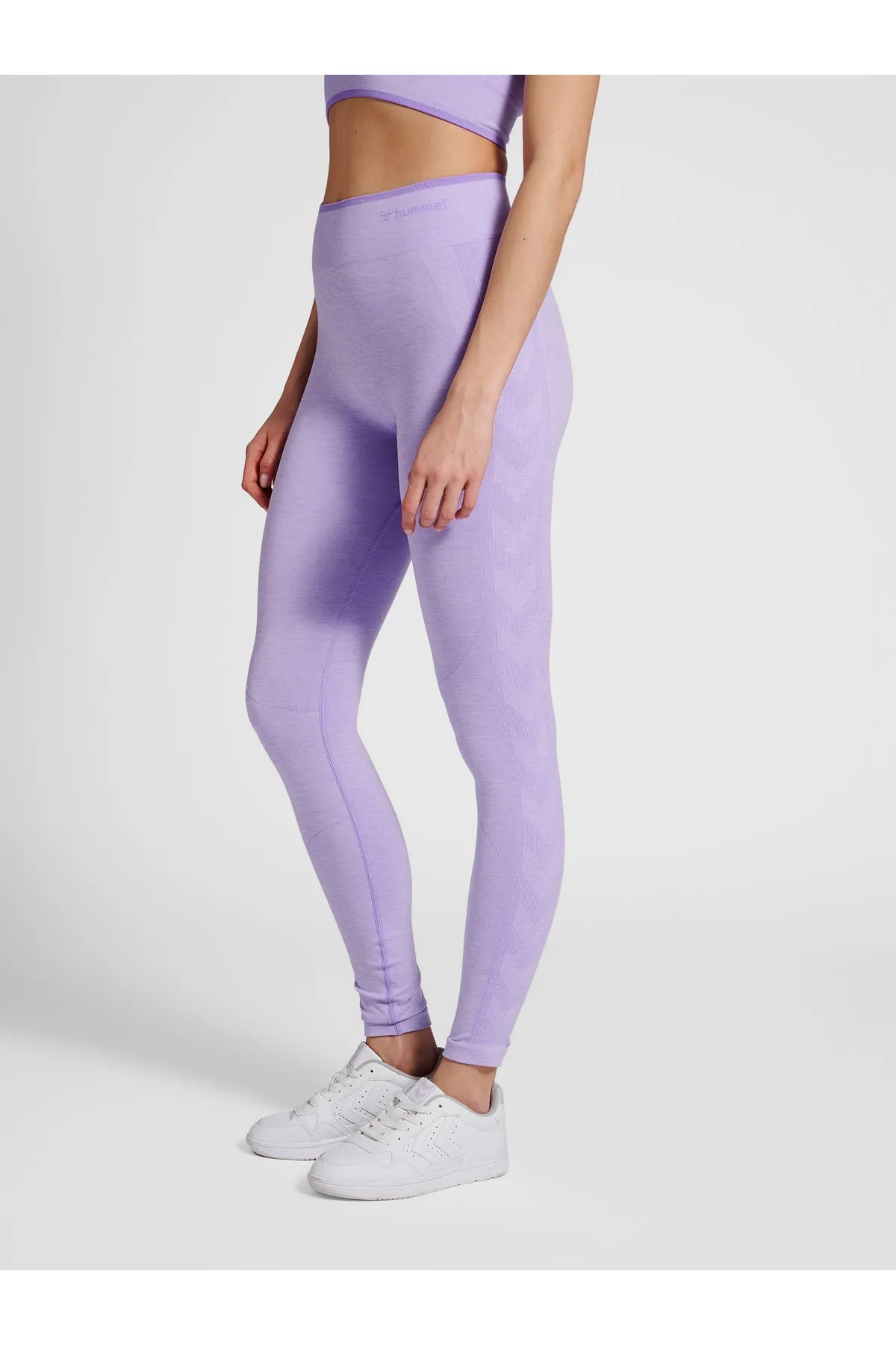 hummel  Sport-Leggings - Lila - Mittlerer Bund