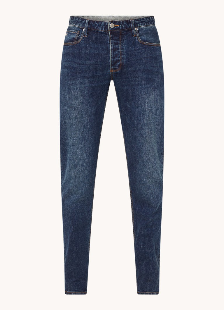 Jeansy Emporio Armani slim-fit, średnie pranie