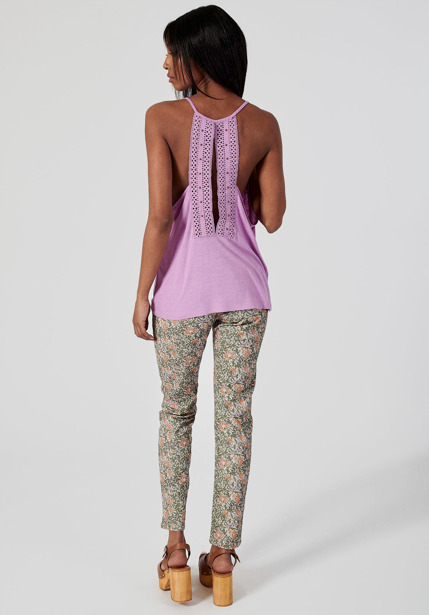 FABIA  Débardeur lila femme