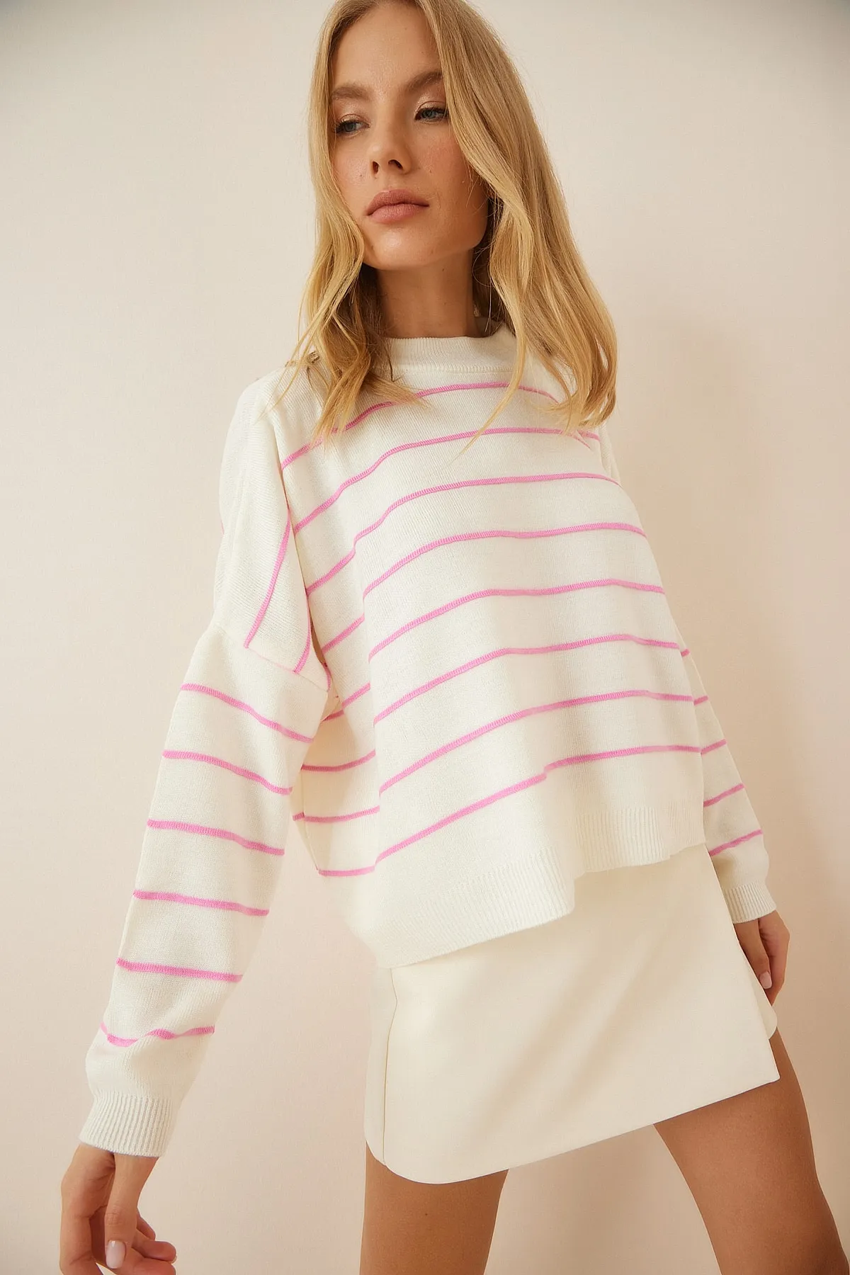 Happiness İstanbul  Pullover - Mehrfarbig - Regular Fit