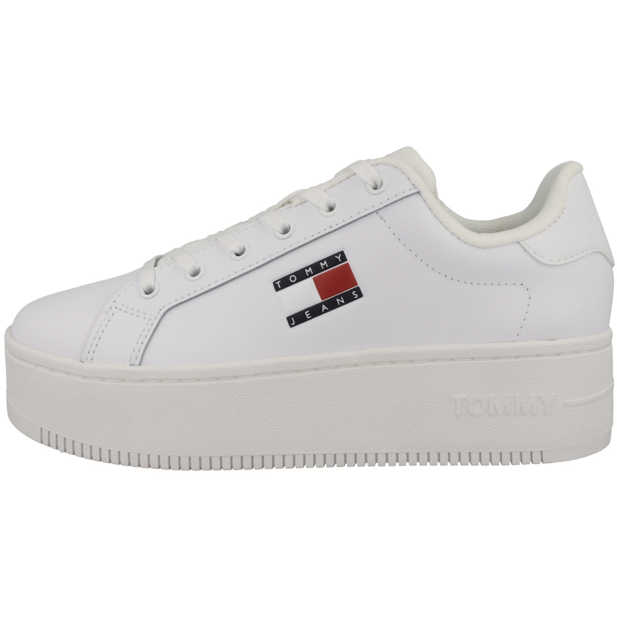 Tommy Hilfiger Tommy Jeans Flatform Essential Sneaker Low weiss