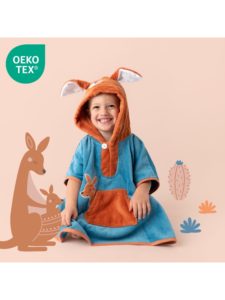 Schlummersack Frottee Badeponcho in Braun günstig kaufen