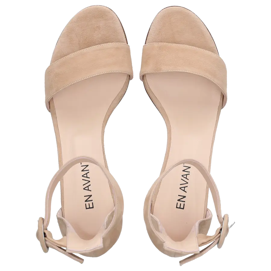 EN AVANT - Sandalen GR4 Veloursleder - beige